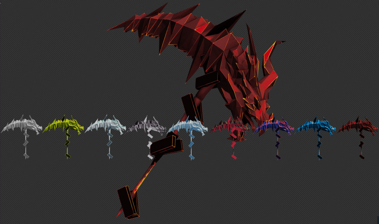 Dragon Wing Axe Skins