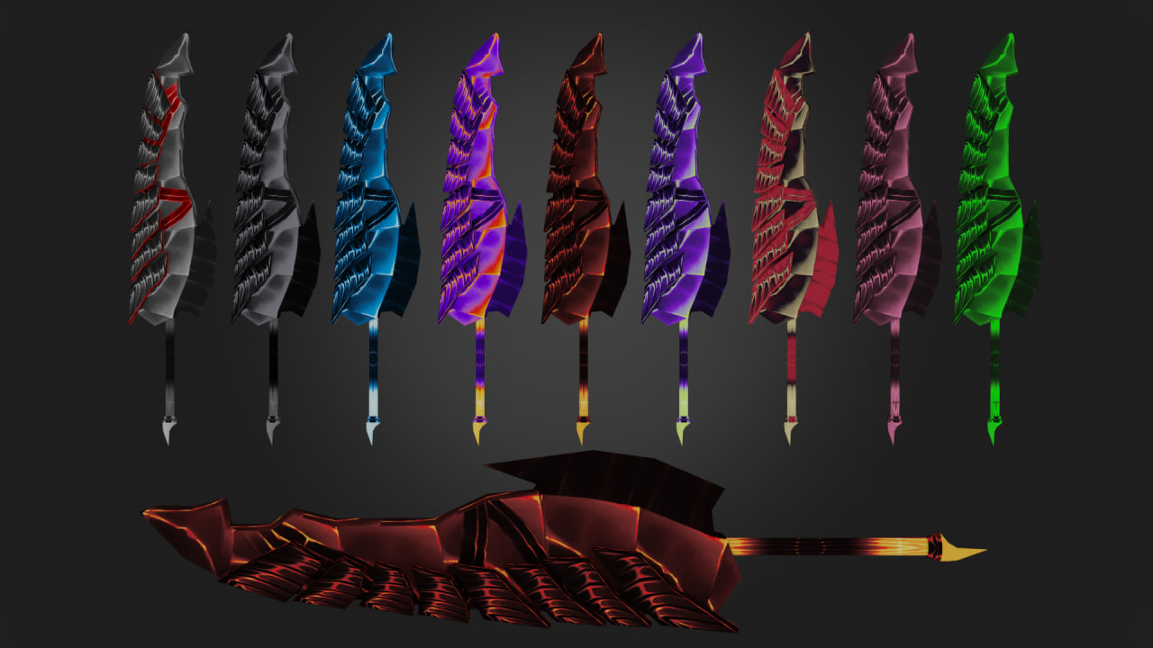 Serrated Fang Blades