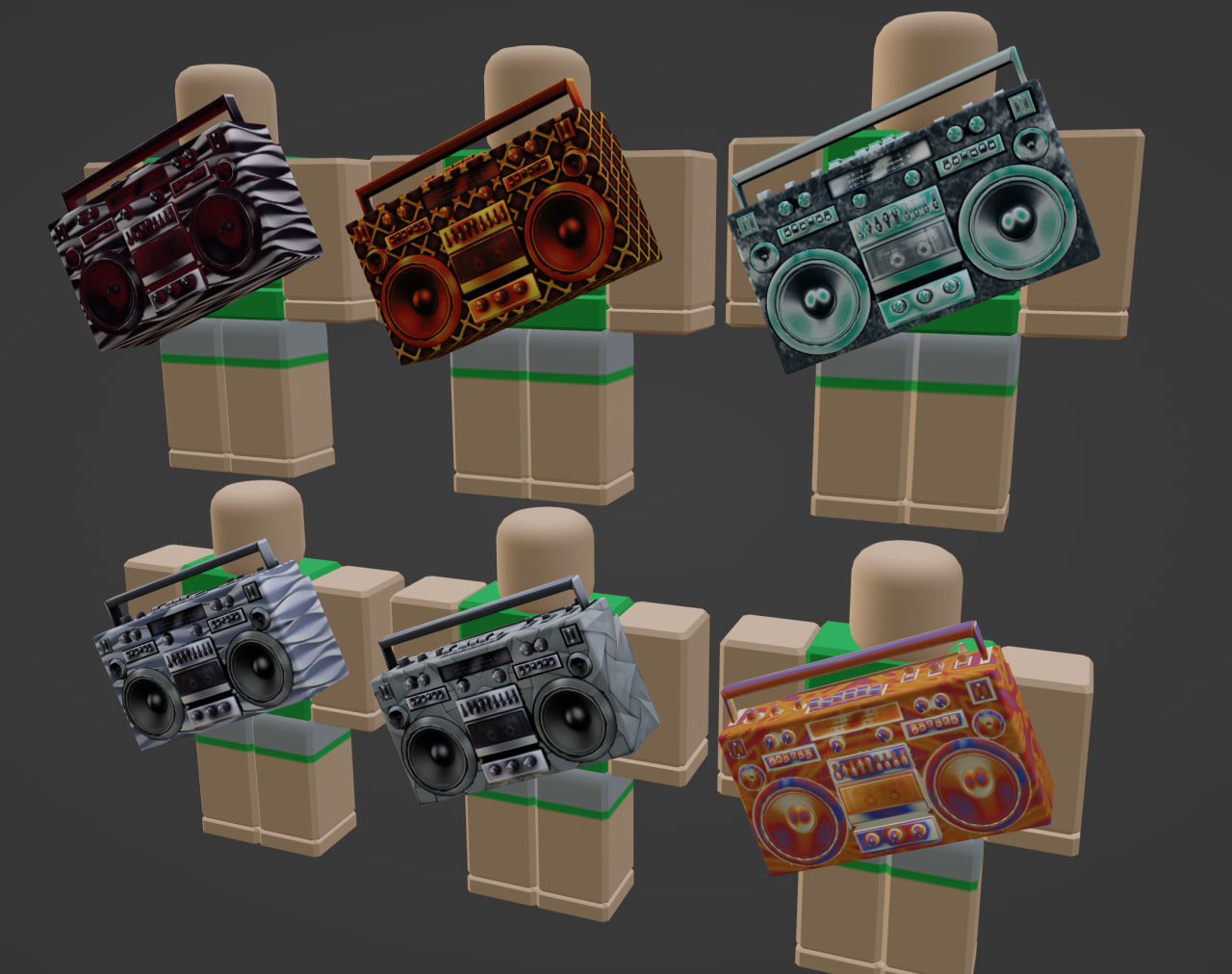 Arcade Radio Props