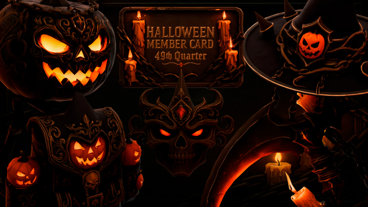 Halloween 49Q Member Card