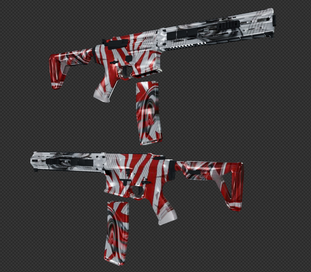 Crimson Rifle Skins